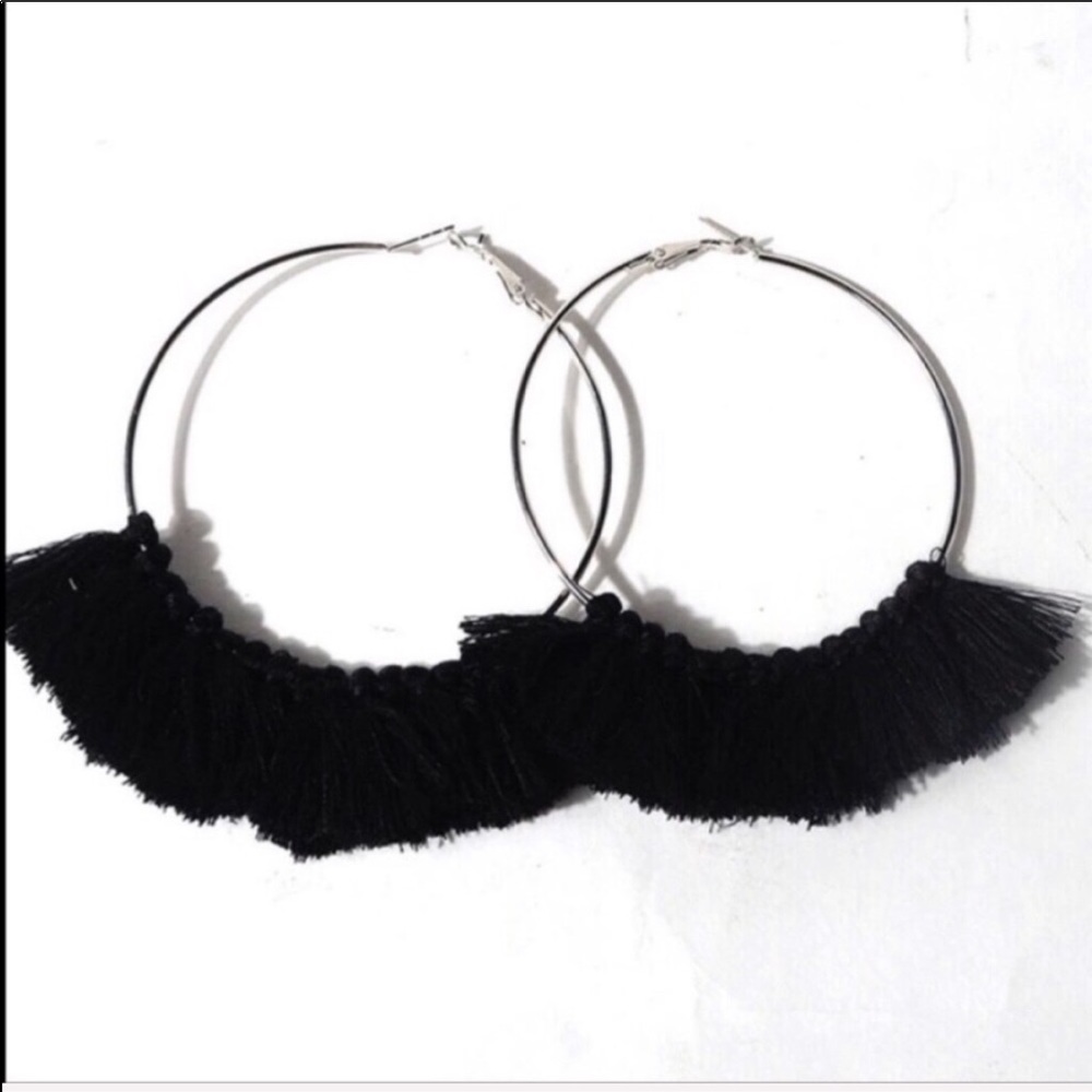 🧡 tassel earring - Picture 3 of 6